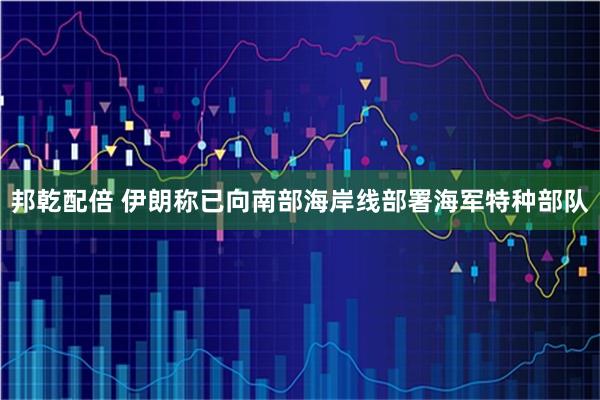 邦乾配倍 伊朗称已向南部海岸线部署海军特种部队